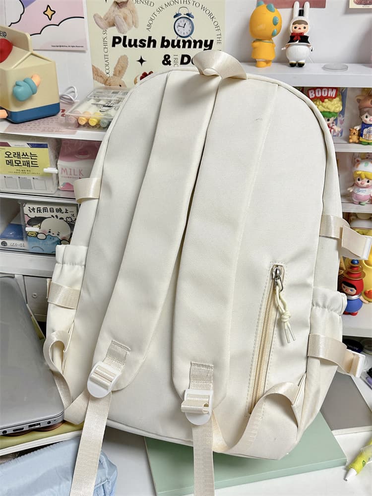 推し活グッズ メッシュポケット缶バッジ飾りリュック