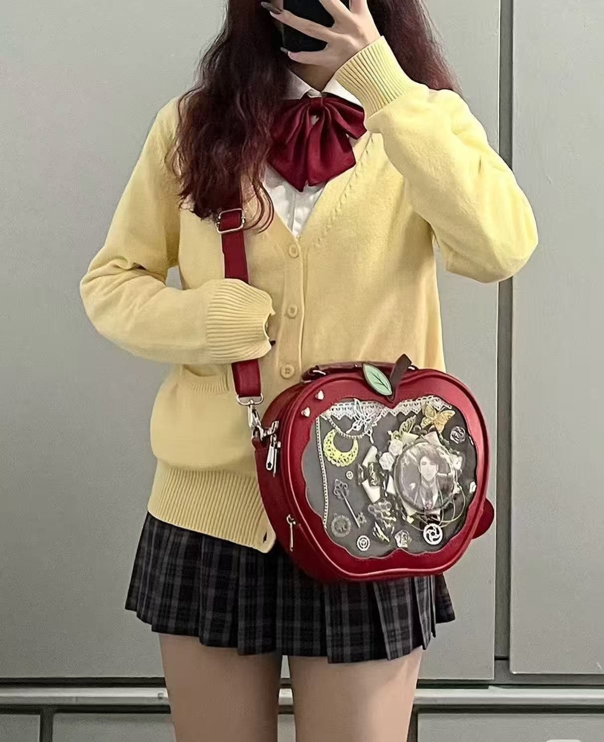 推し活グッズ 魅惑の林檎コレクション背負い袋