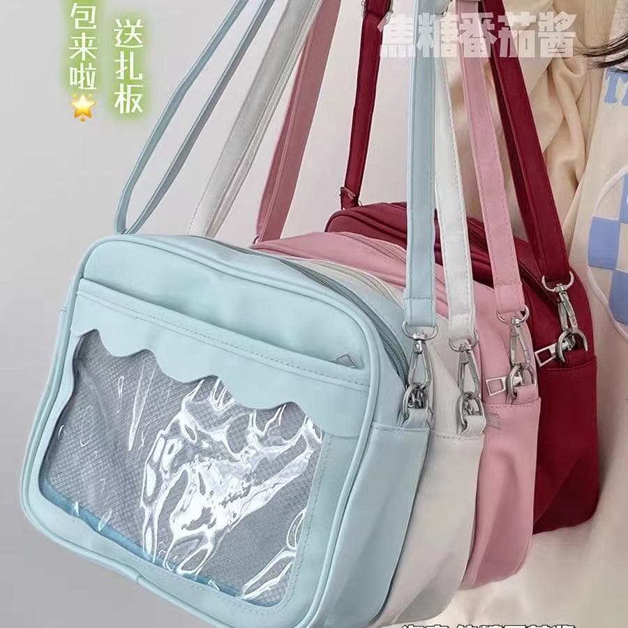 推し活グッズ メッシュポケット付きミニショルダー