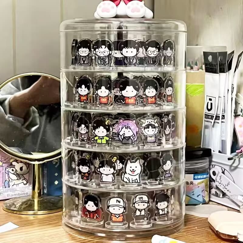 推し活グッズ 五段重ねイラスト収納ケース