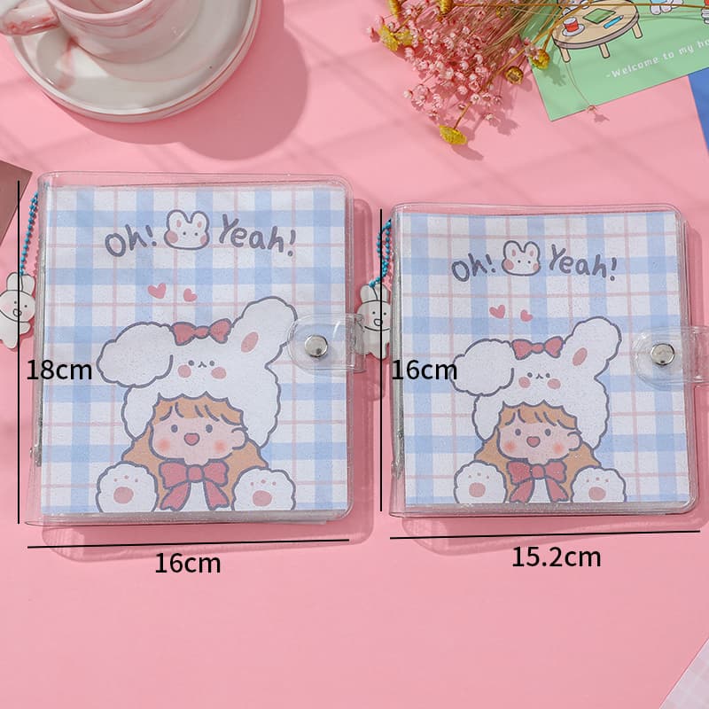 推し活グッズ うさぎモチーフの透明トレカケース