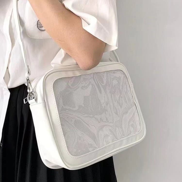 推し活グッズ クリアポケット付き推し活ショルダー