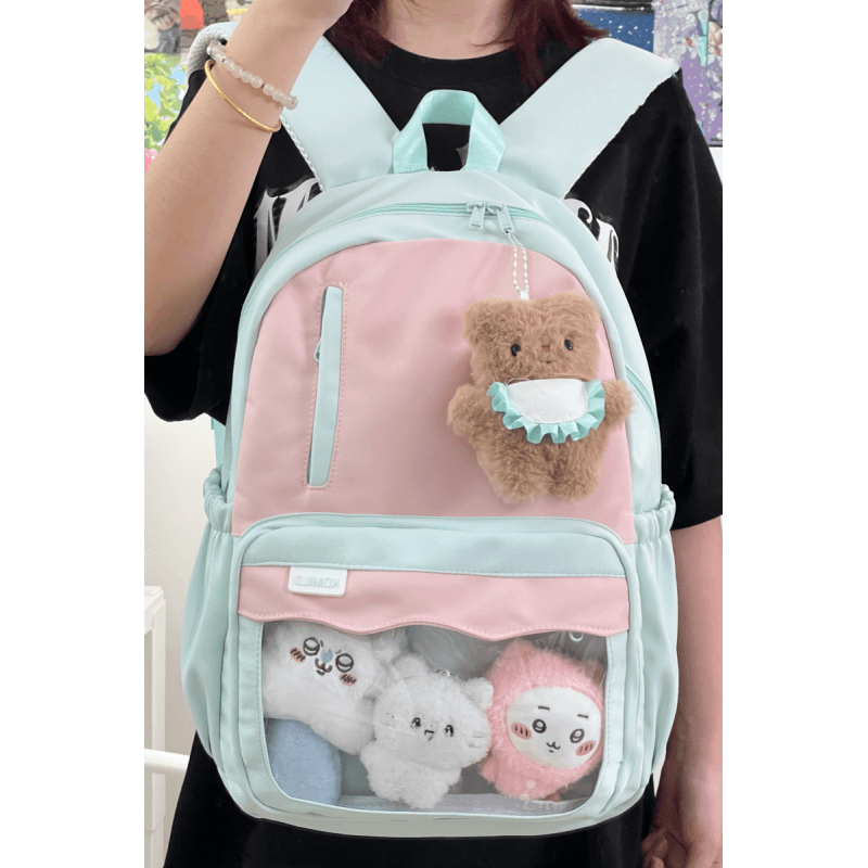 推し活グッズ ぬいぐるみ収納付き推し活リュック