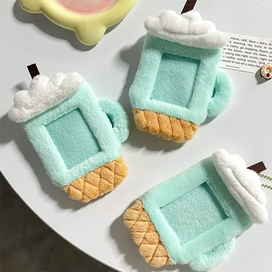 推し活グッズ もこもこ飲み物風トレカケース