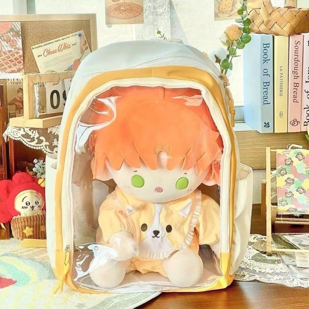 推し活グッズ ぬいぐるみ収納透明リュック