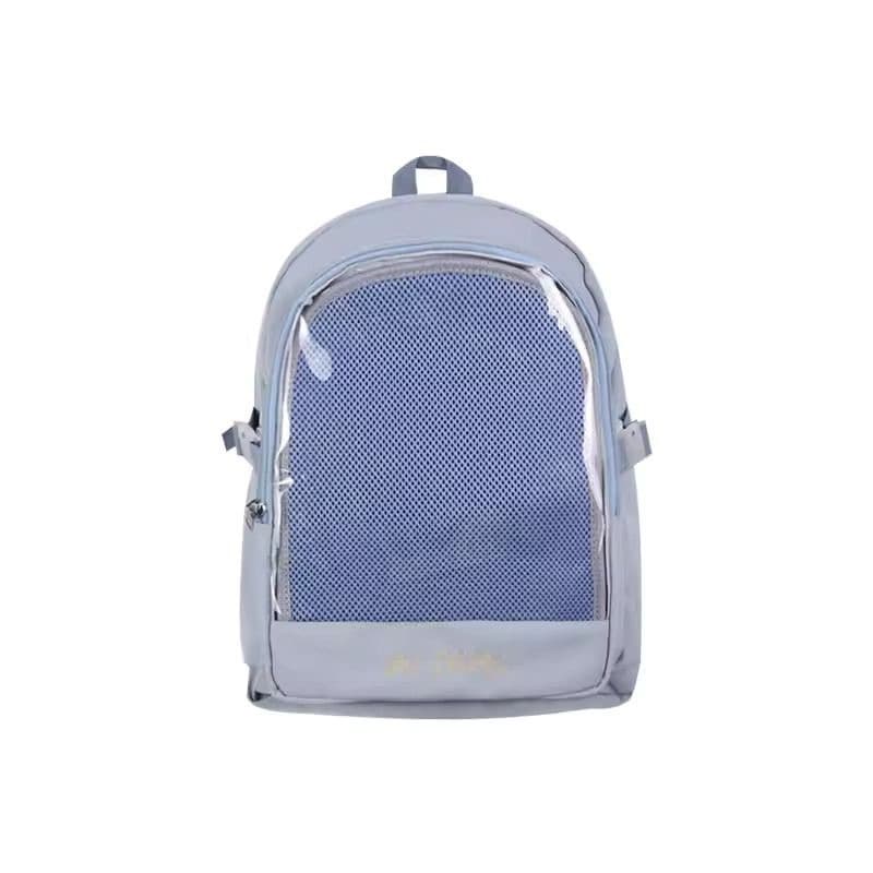 推し活グッズ おしごとぬいぐるみ透明窓リュック
