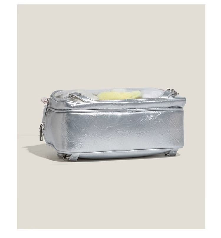 推し活グッズ 透明窓付きぬいぐるみ収納バッグ