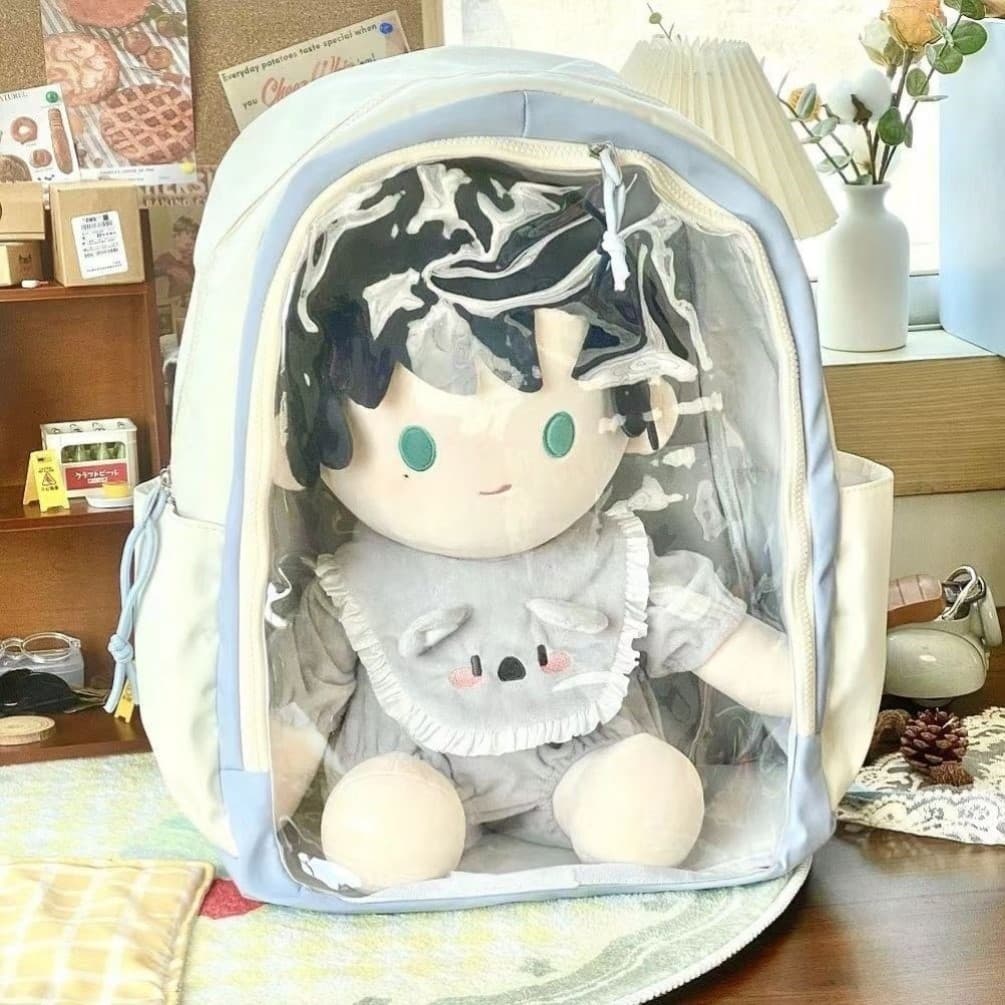 推し活グッズ ぬいぐるみ収納透明リュック