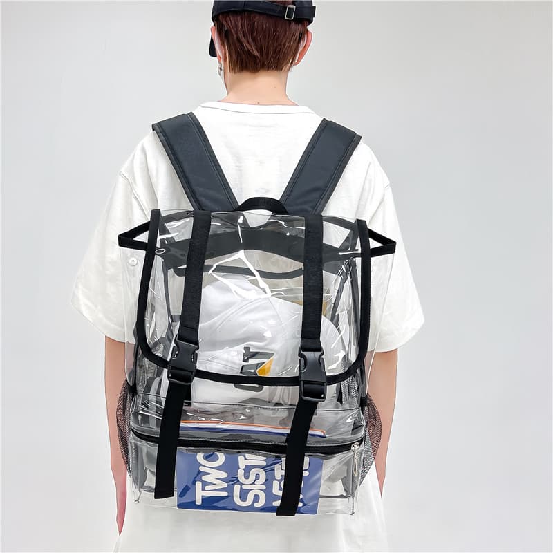 推し活グッズ 透明推しグッズ収納リュック